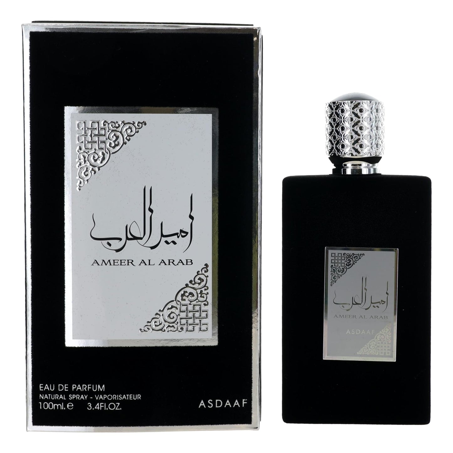Asdaaf Ameer Al Arab by Lattafa, 3.4 oz Eau De Parfum Spray for Unisex