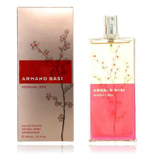 Armand Basi Sensual Red by Armand Basi, 3.4 oz Eau de Toilette Spray for Women