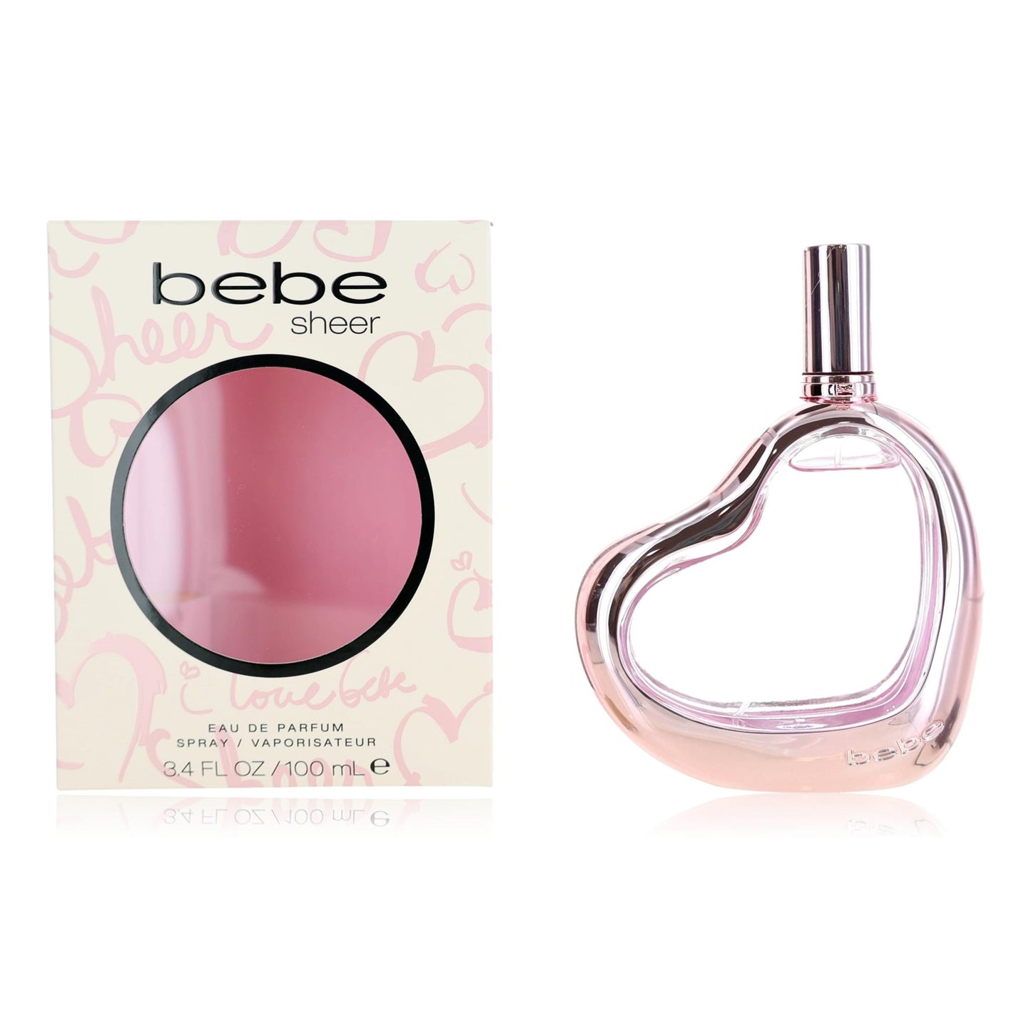 bebe Sheer by bebe, 3.4 oz Eau De Parfum Spray for Women