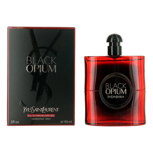 Black Opium Over Red by Yves Saint Laurent, 3 oz Eau de Parfum Spray for Women