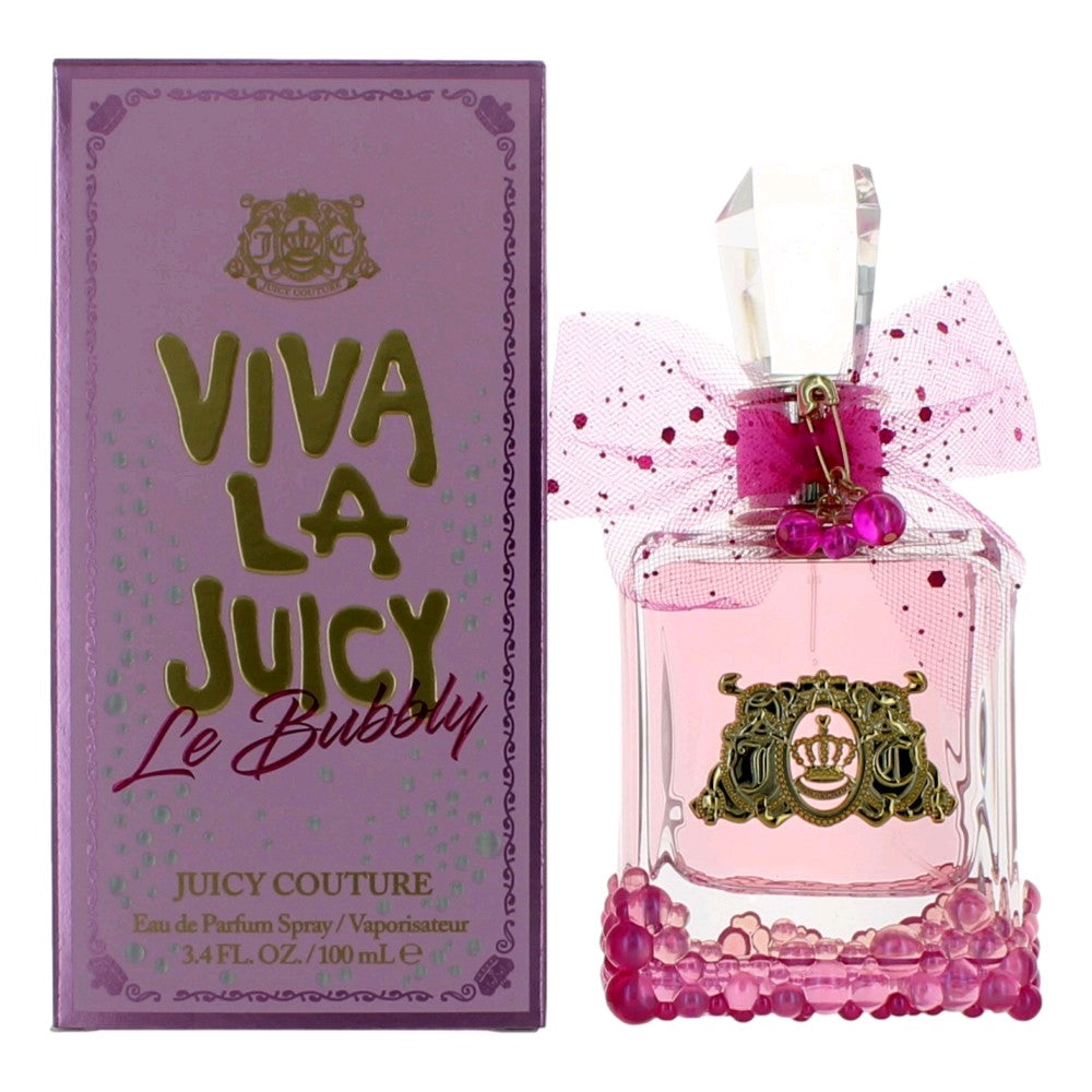 Viva La Juicy Le Bubbly by Juicy Couture, 3.4 oz Eau De Parfum Spray for Women