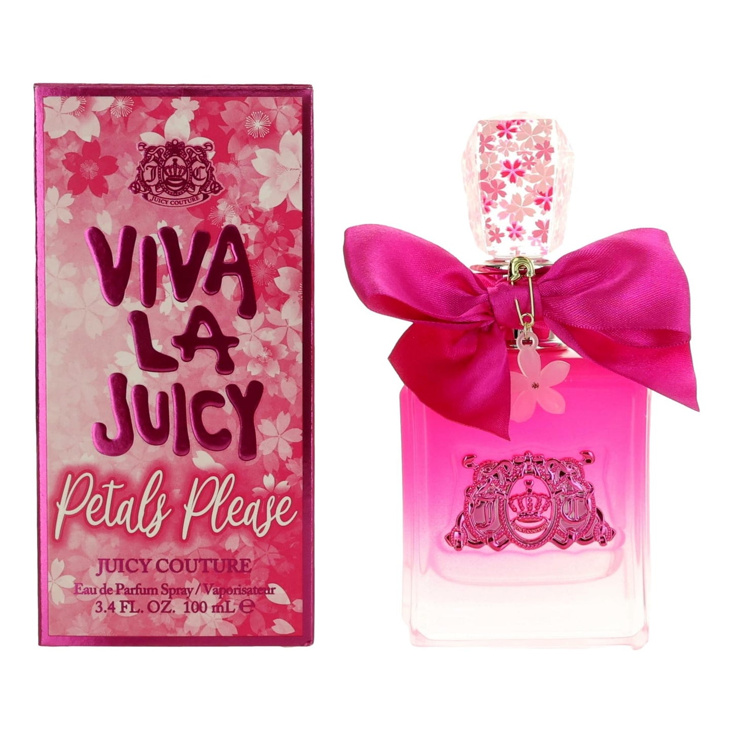Viva La Juicy Petals Please by Juicy Couture, 3.4 oz Eau de Parfum Spray for Women