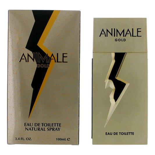 Animale Gold by Animale, 3.4 oz Eau De Toilette Spray for Men