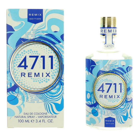 4711 Remix Sparkling Island by Muelhens, 3.4 oz Eau de Cologne Spray for Unisex