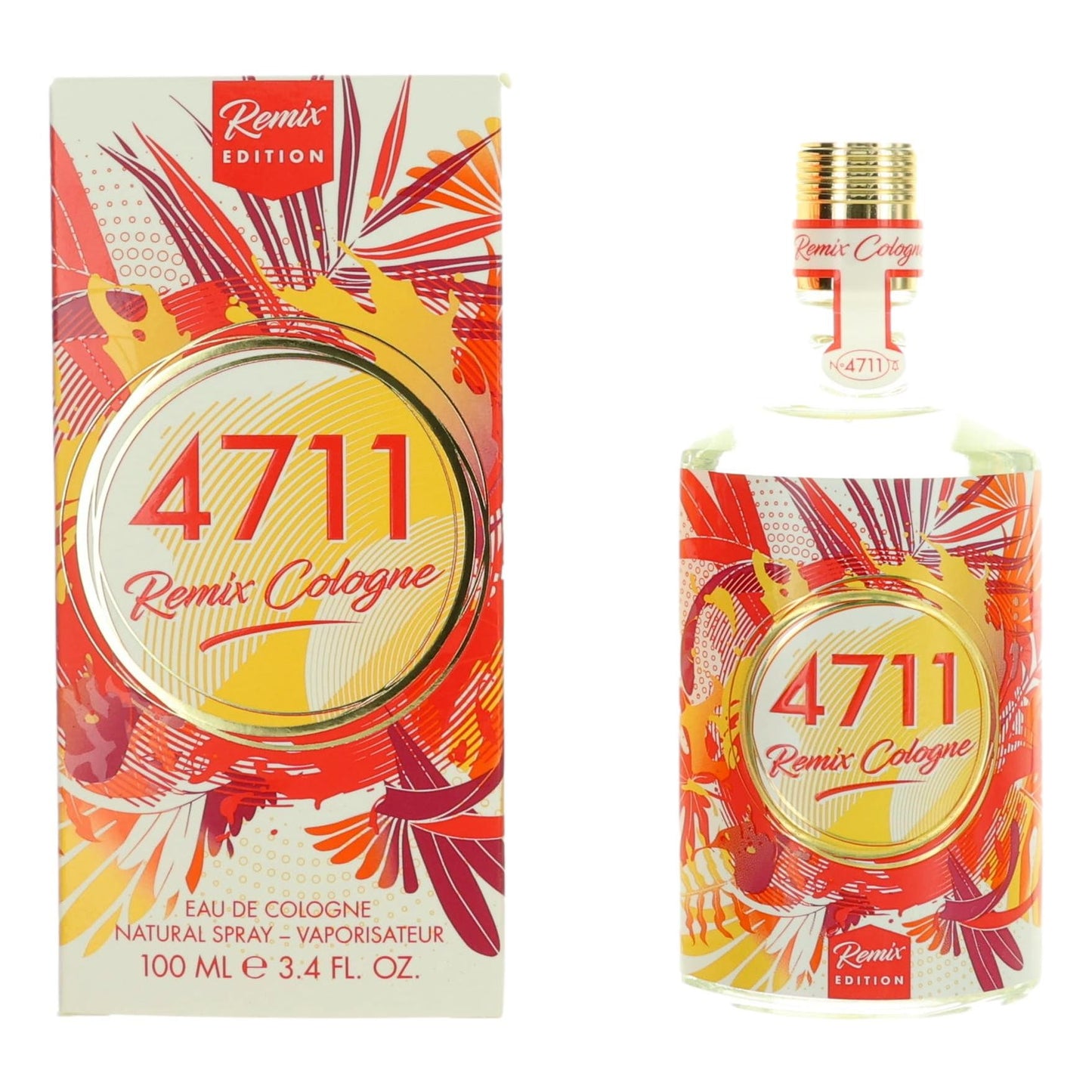 4711 Remix Paradise by Muelhens, 3.4 oz Eau de Cologne Spray for Unisex