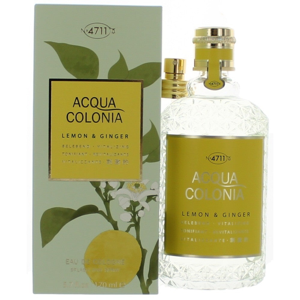 Acqua Colonia Lemon & Ginger by 4711, 5.7 oz Eau De Cologne Splash/Spray Unisex