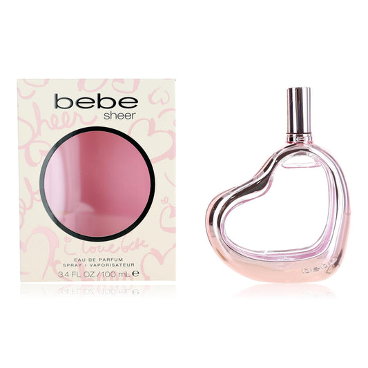 bebe Sheer by bebe, 3.4 oz Eau De Parfum Spray for Women